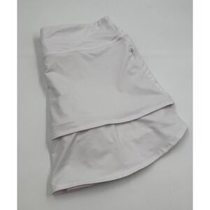 FootJoy Women's M‎ White Solid Polyester Lined Short Skort